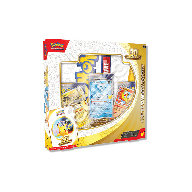 Pokemon 30° Anniversario Collezione con Poster