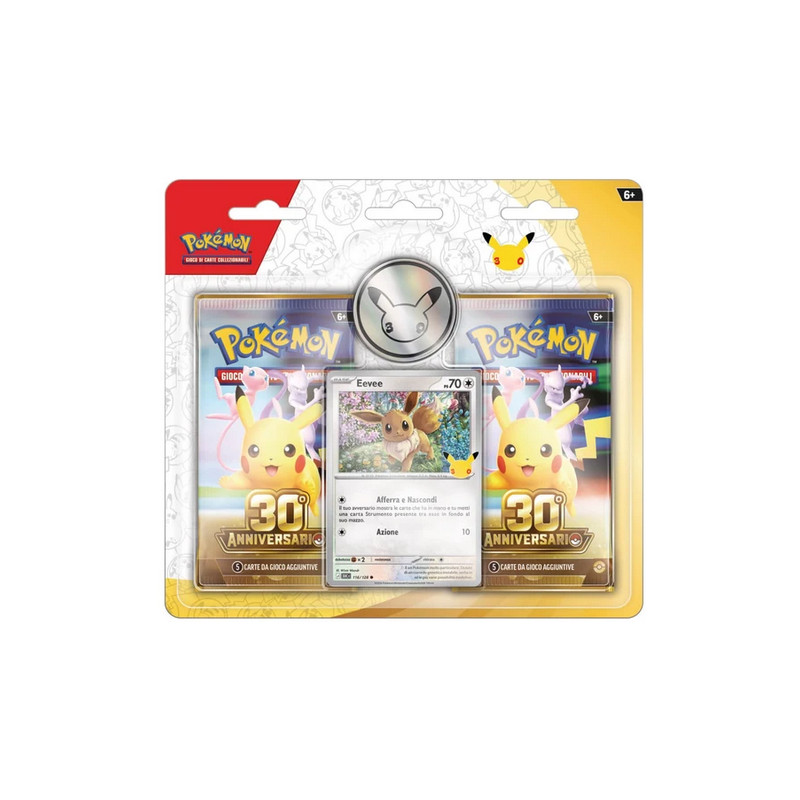 Pokemon 30° Anniversario Blister 2 buste