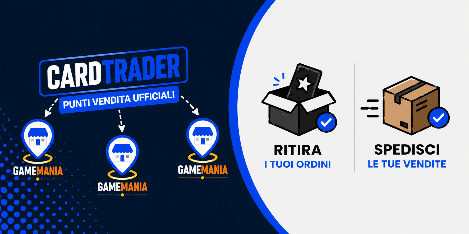 Gamemania CardTrader Point Roma - Spedizione e ritiro carte collezionabili TCG